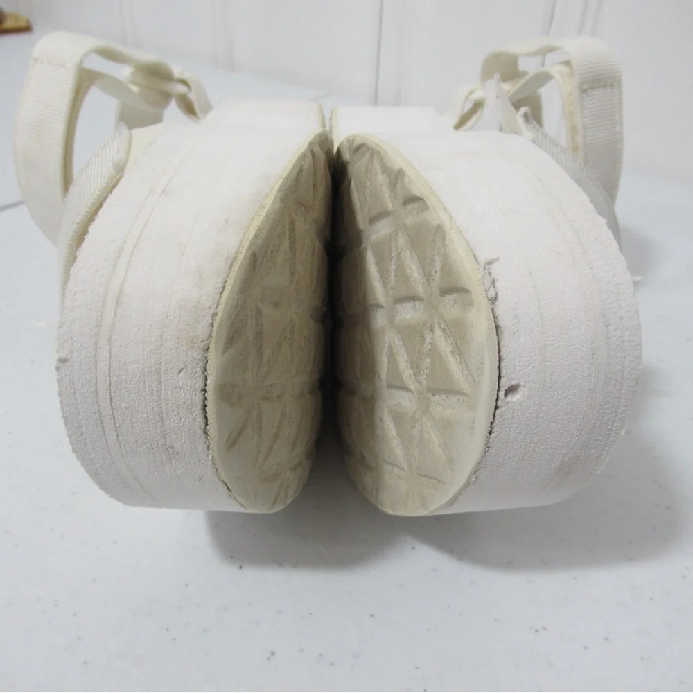 Teva Y2K White Flatform Universal Sandals Size 8 - Picture 11 of 16